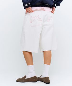 Sunrise Wide 5P Shorts_Ivory
