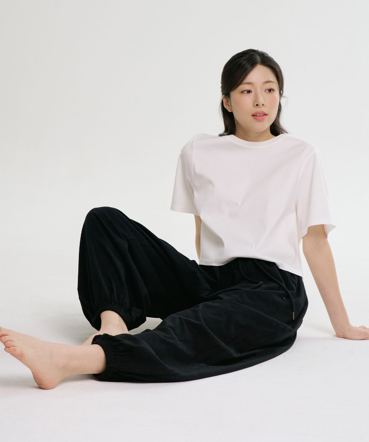 메이플라워(MAY FLOWER) 우붓 블랙 하렘 여성 요가 외출복 실내복 바지