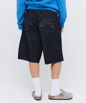 Sunrise Wide 5P Shorts_Indigo