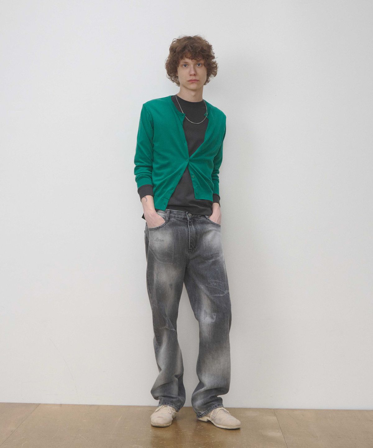 세븐틴엔드(17END) M 013 EASY JEANS GRY