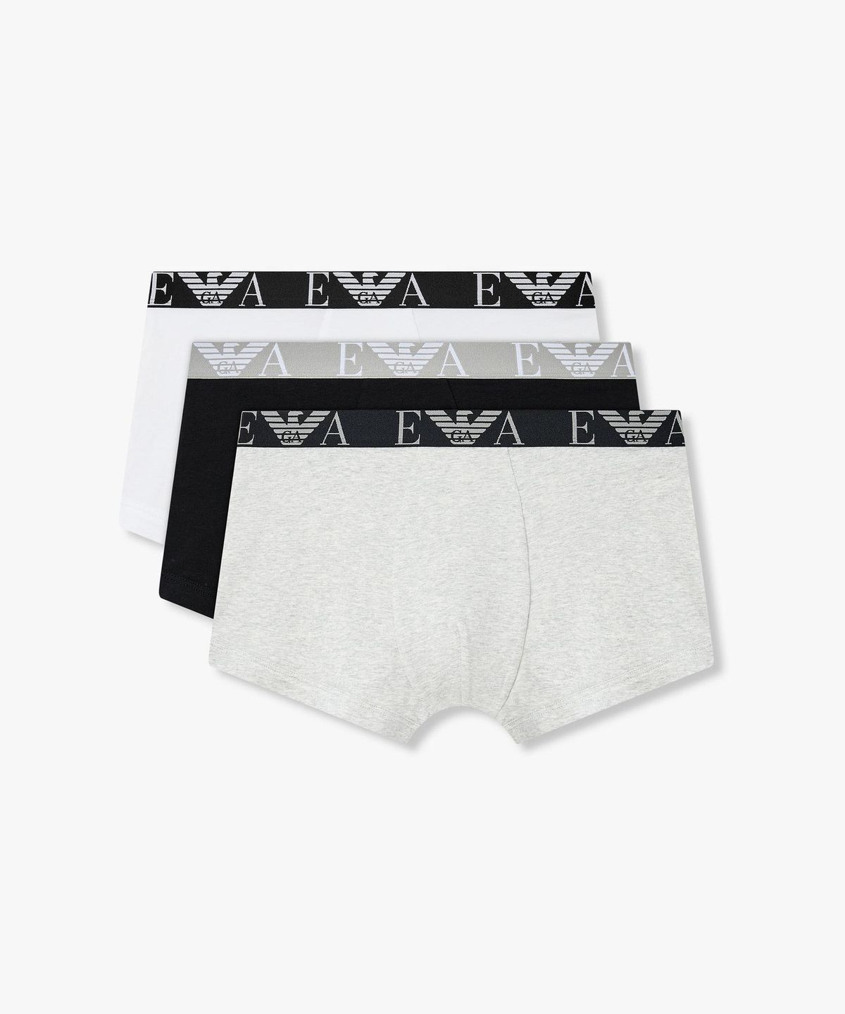 엠포리오 아르마니 언더웨어(EMPORIO ARMANI UNDERWEAR) 남성 빅 이글 로고 밴딩 드로즈 3PACK_멀티 0816163157