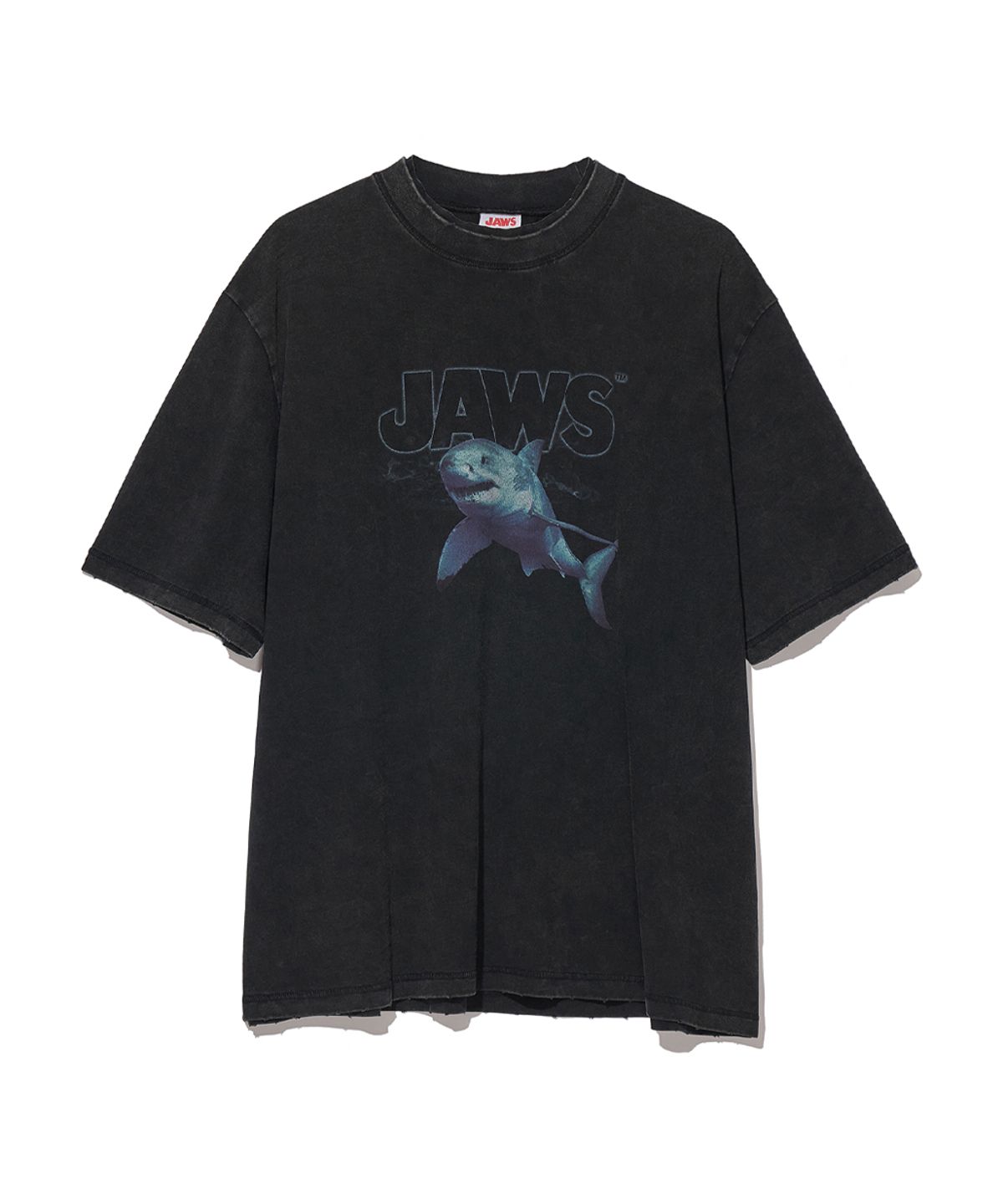 파르티멘토 리웍스(PARTIMENTO REWORKS) [JAWS] Shark Tee_VTG Black