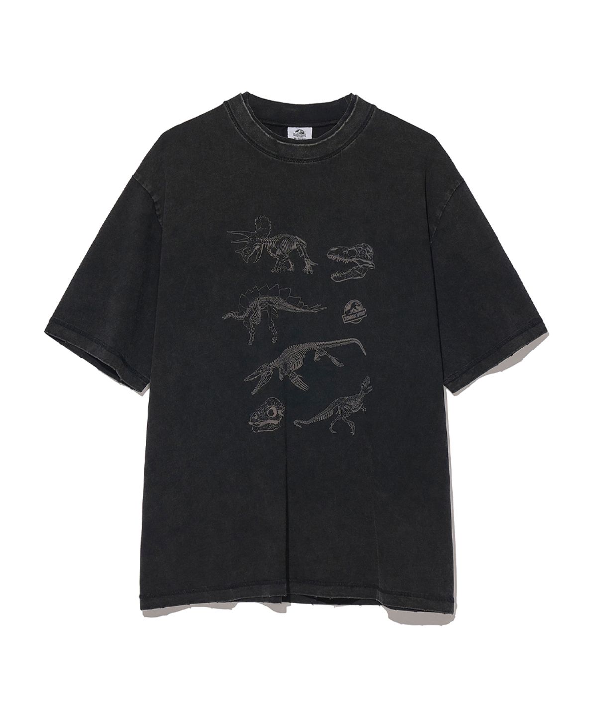 파르티멘토 리웍스(PARTIMENTO REWORKS) [JURASSIC WORLD] Skeleton Tee_VTG Black