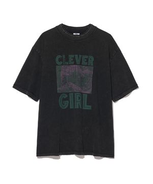 [JURASSIC PARK] Clever Girl Tee_VTG Black