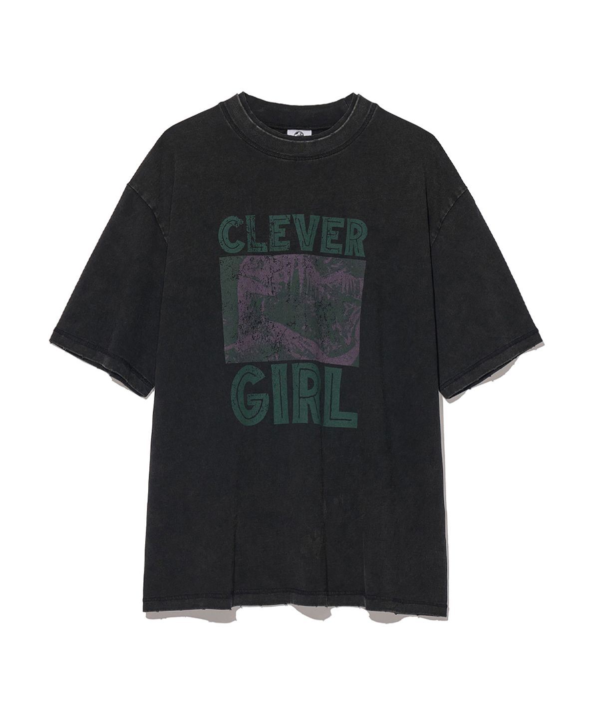 파르티멘토 리웍스(PARTIMENTO REWORKS) [JURASSIC PARK] Clever Girl Tee_VTG Black