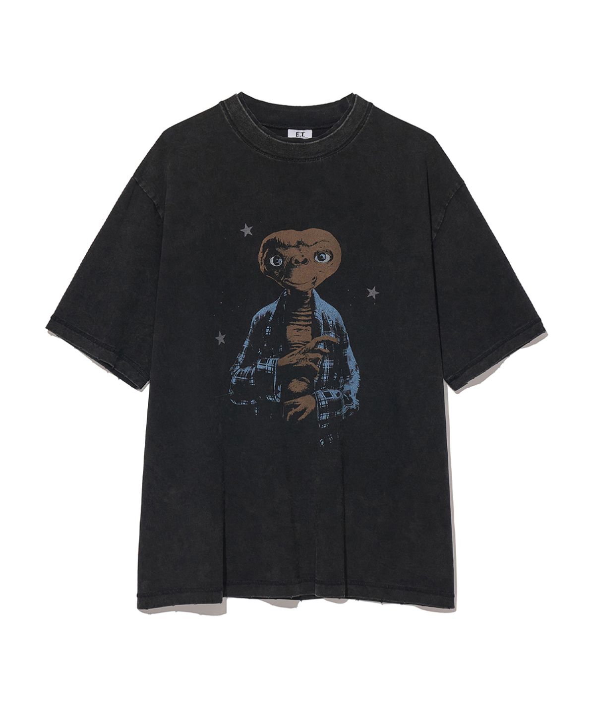 파르티멘토 리웍스(PARTIMENTO REWORKS) [E.T.] Portrait Tee_VTG Black