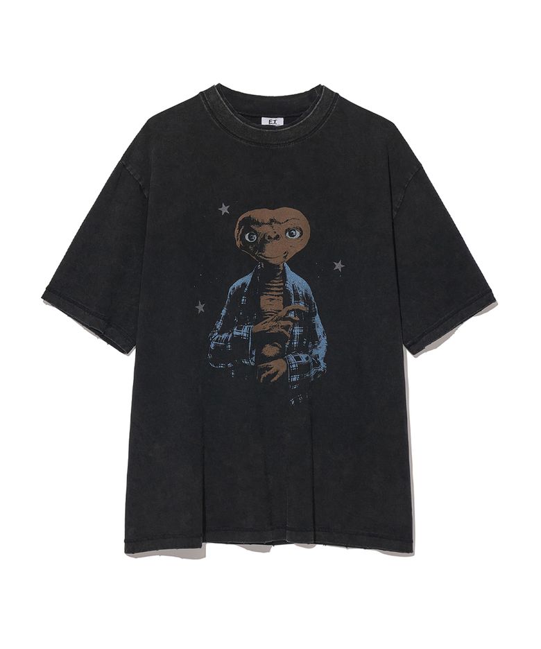 [E.T.] Portrait Tee_VTG Black