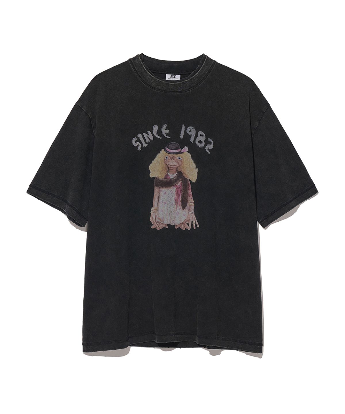 파르티멘토 리웍스(PARTIMENTO REWORKS) [E.T.] 1982 Tee_VTG Black