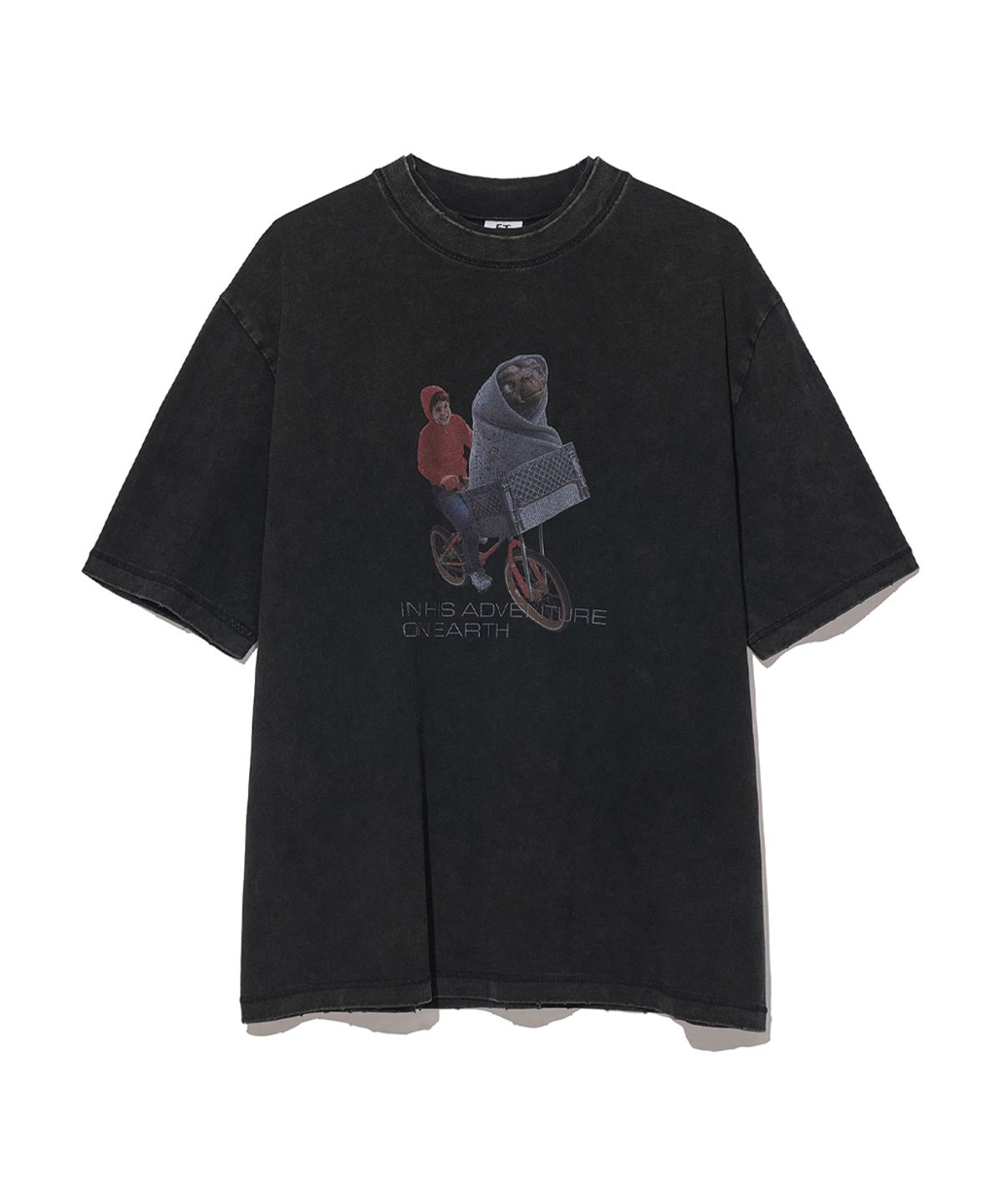 파르티멘토 리웍스(PARTIMENTO REWORKS) [E.T.] Bicycle Tee_VTG Black