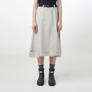 [WOMEN] 라이트 웨이트 랩 스커트 - 웜그레이 HEW0003AIZWAG