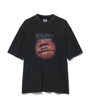 [BACK TO THE FUTURE] Time Machine Tee_VTG Black