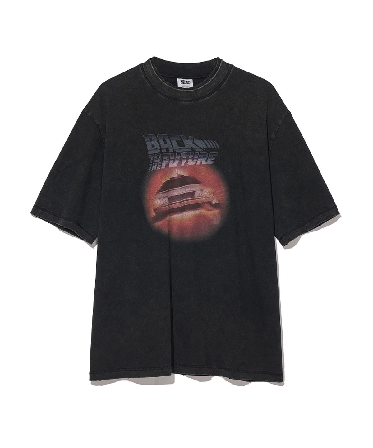 파르티멘토 리웍스(PARTIMENTO REWORKS) [BACK TO THE FUTURE] Time Machine Tee_VTG Black