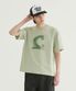 쿨 코튼 시그니처 심볼 그래픽 티셔츠 라이트 그린