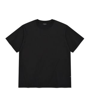 베이직 크롭 티셔츠 블랙