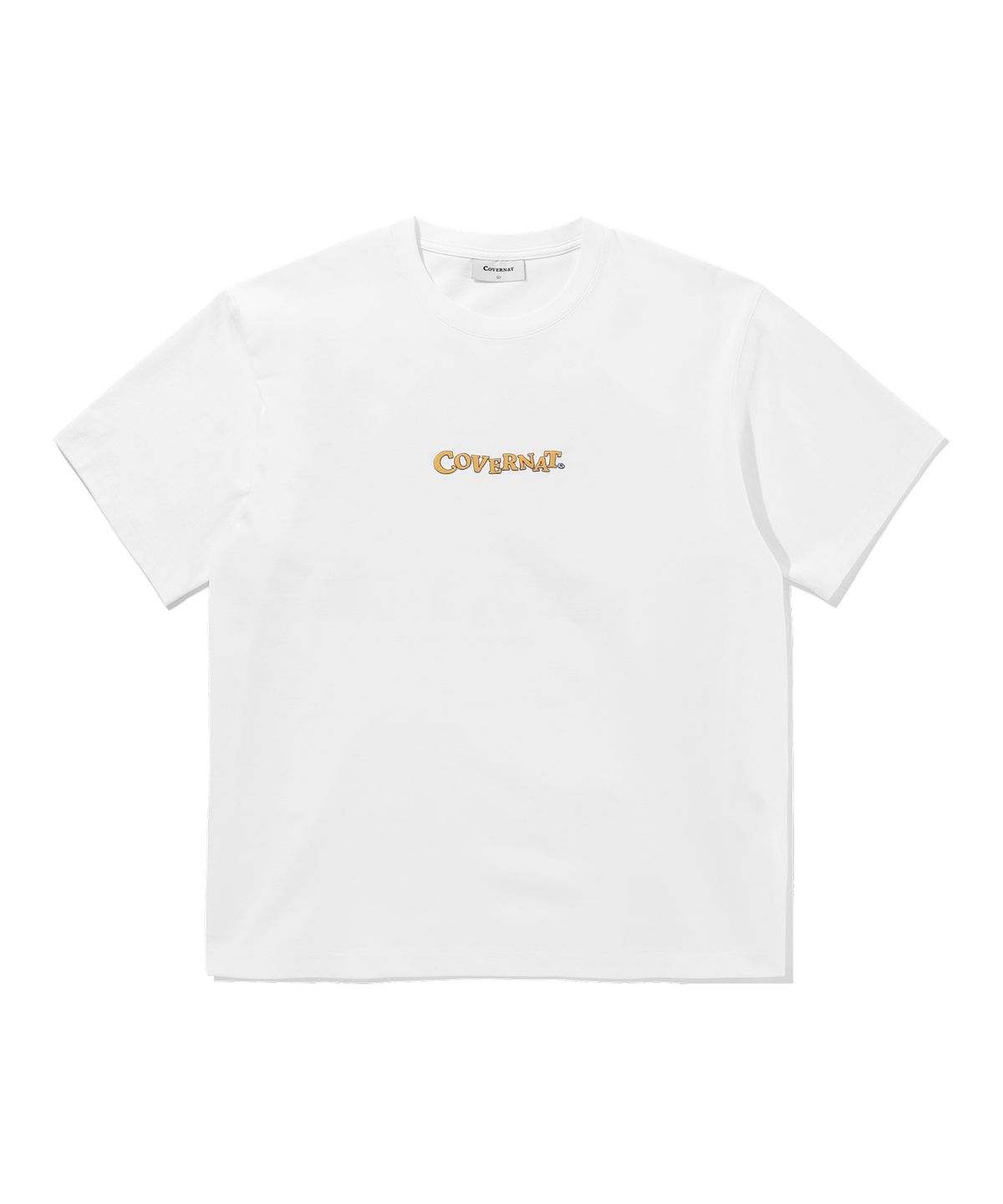 커버낫(COVERNAT) 아쿠아 프레임 그래픽 티셔츠 화이트