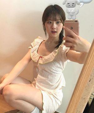 024A 쁘띠튤립 숏 슬리브 탑 & 쇼츠