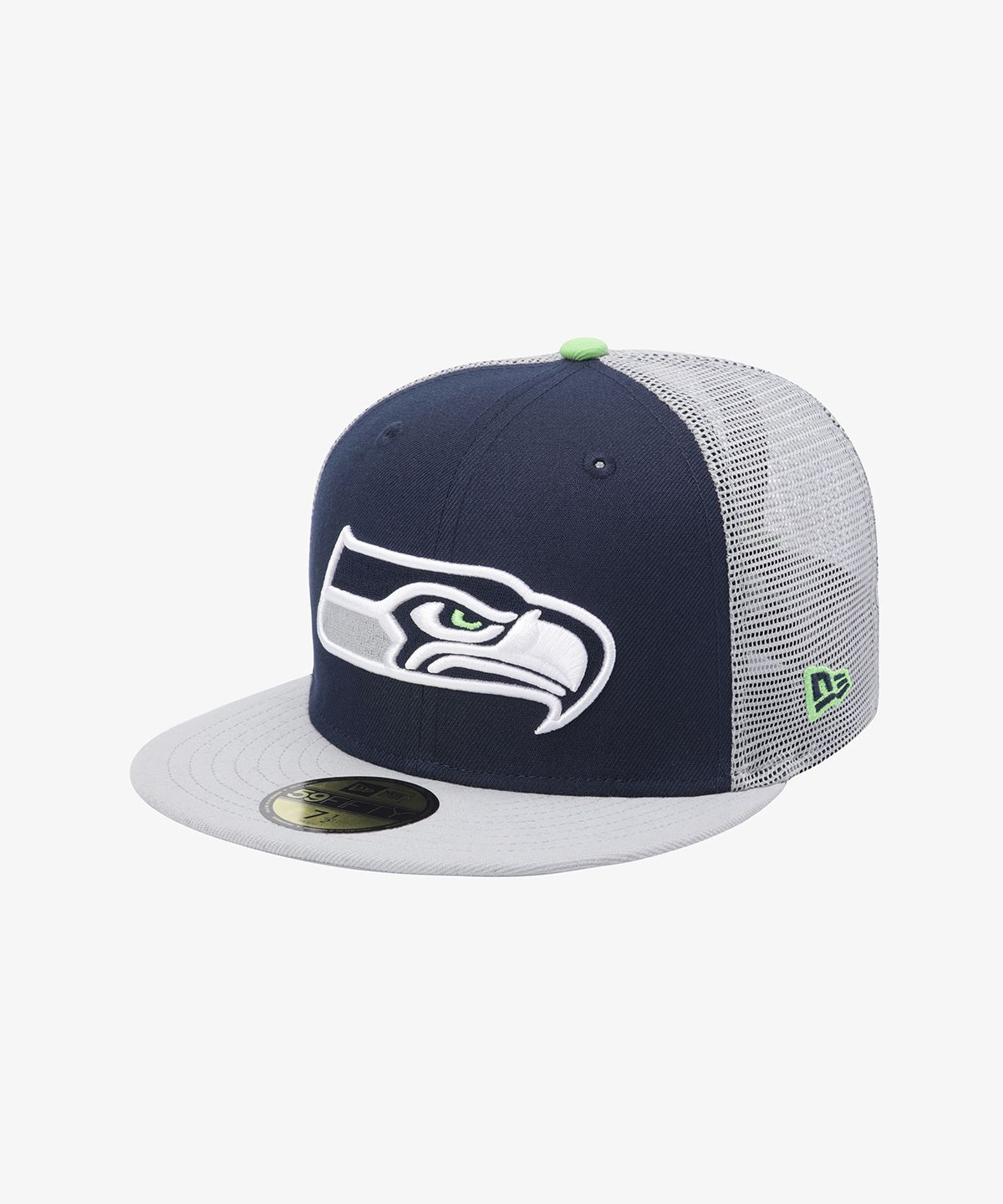 뉴에라(NEW ERA) NFL 시애틀 시호크스 베이직 메쉬 피티드캡 오션블루/돌핀그레이 15131683