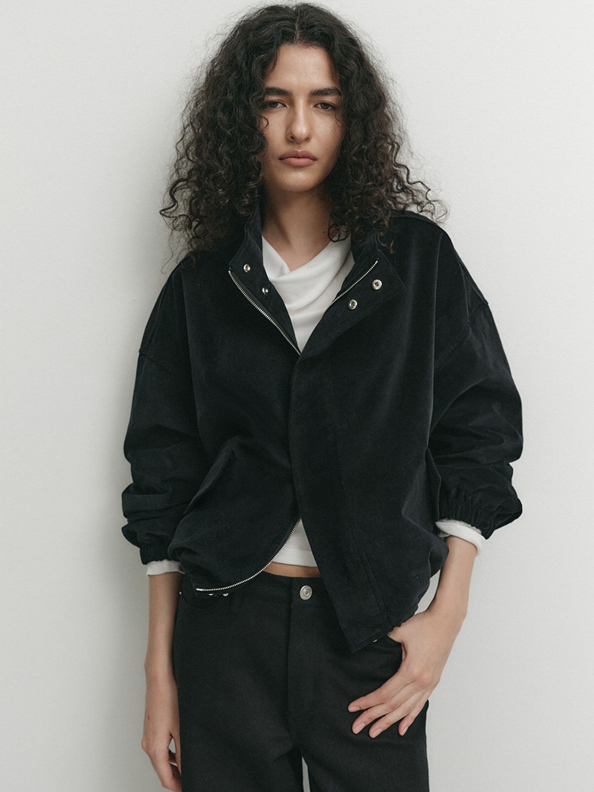 소플러(SOFLER) COLIN BLOUSON JACKET_BLACK