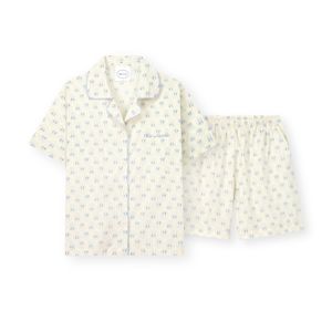 여성 H028 페임루차르트 반소매 파자마 세트