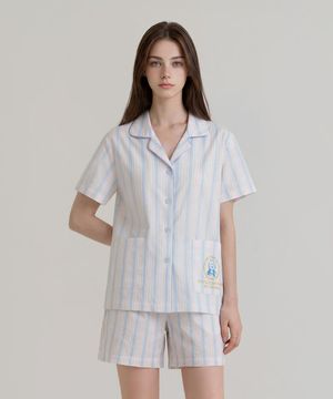 여성 H029 베일린 반소매 파자마 세트