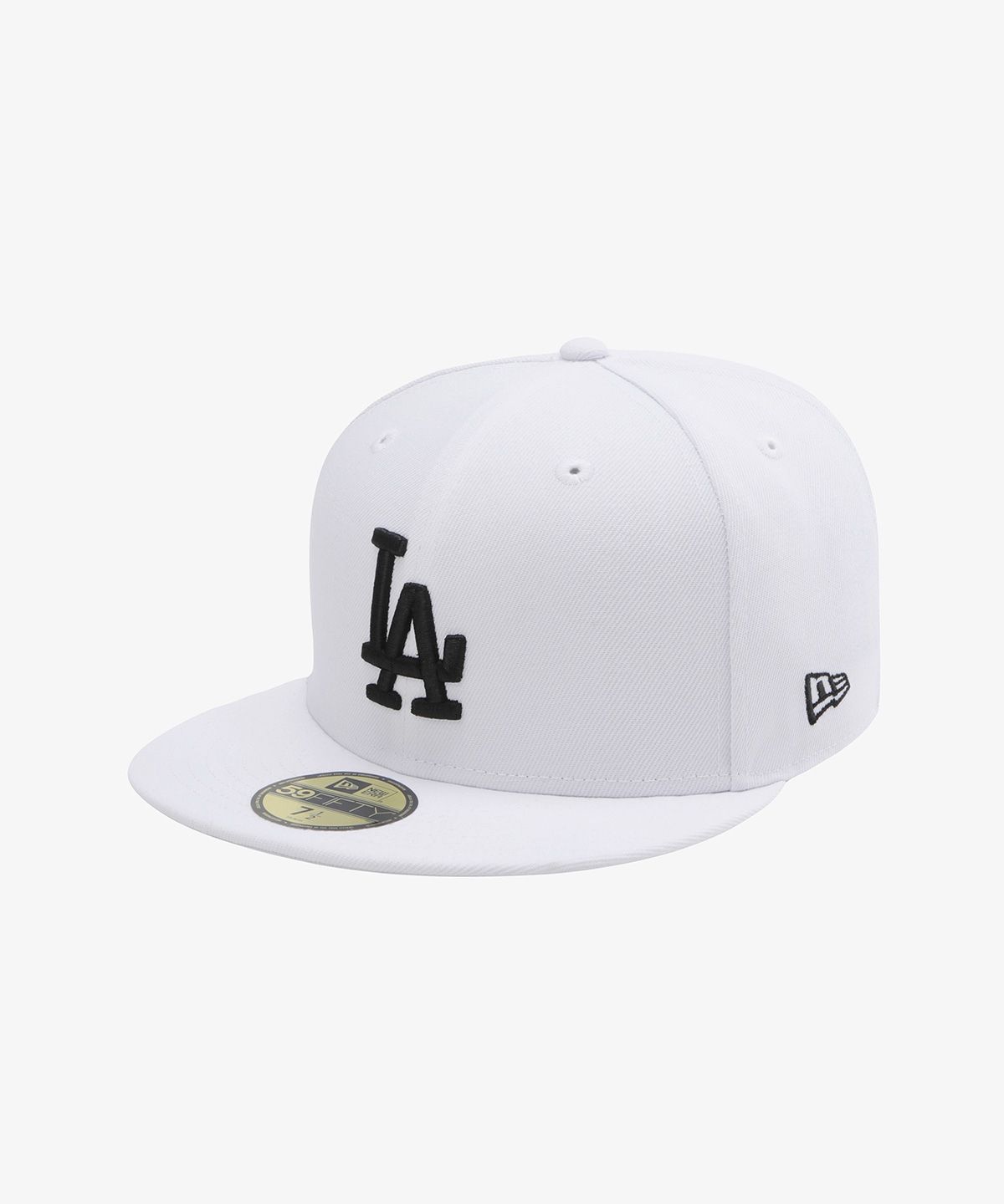 뉴에라(NEW ERA) MLB LA 다저스 베이직 피티드캡 옵틱 화이트 15131700