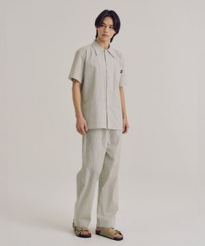 남성 H036 시미베트 반소매+9부팬츠 파자마 세트