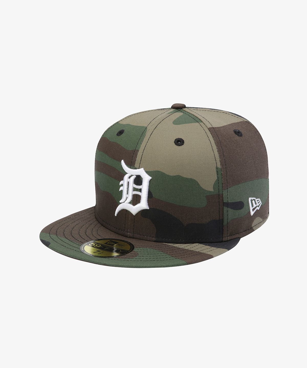 뉴에라(NEW ERA) MLB 디트로이트 타이거즈 베이직 피티드캡 우드랜드 카모 15131705