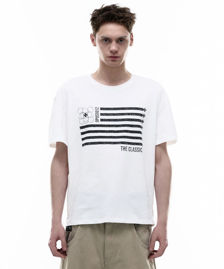 Op. 07 OLD GLORY T-SHIRT WHITE