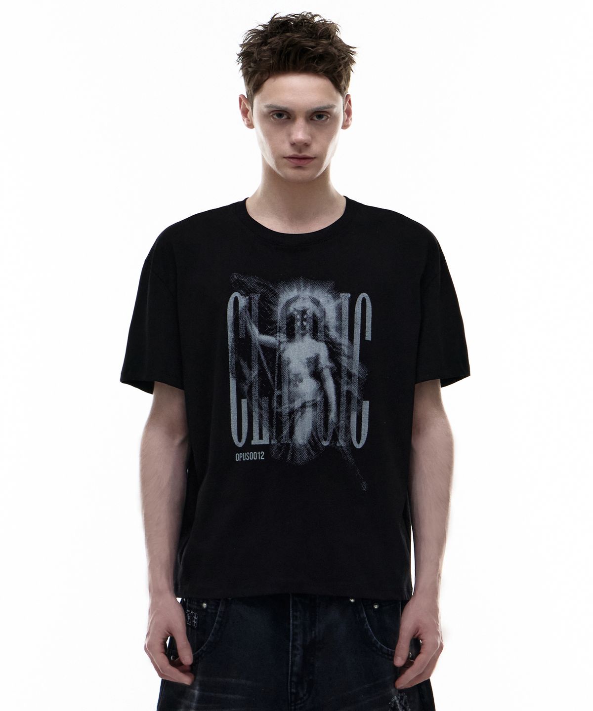오퍼스 0012(OPUS 0012) Op. 07 BAROQUE T-SHIRT BLACK