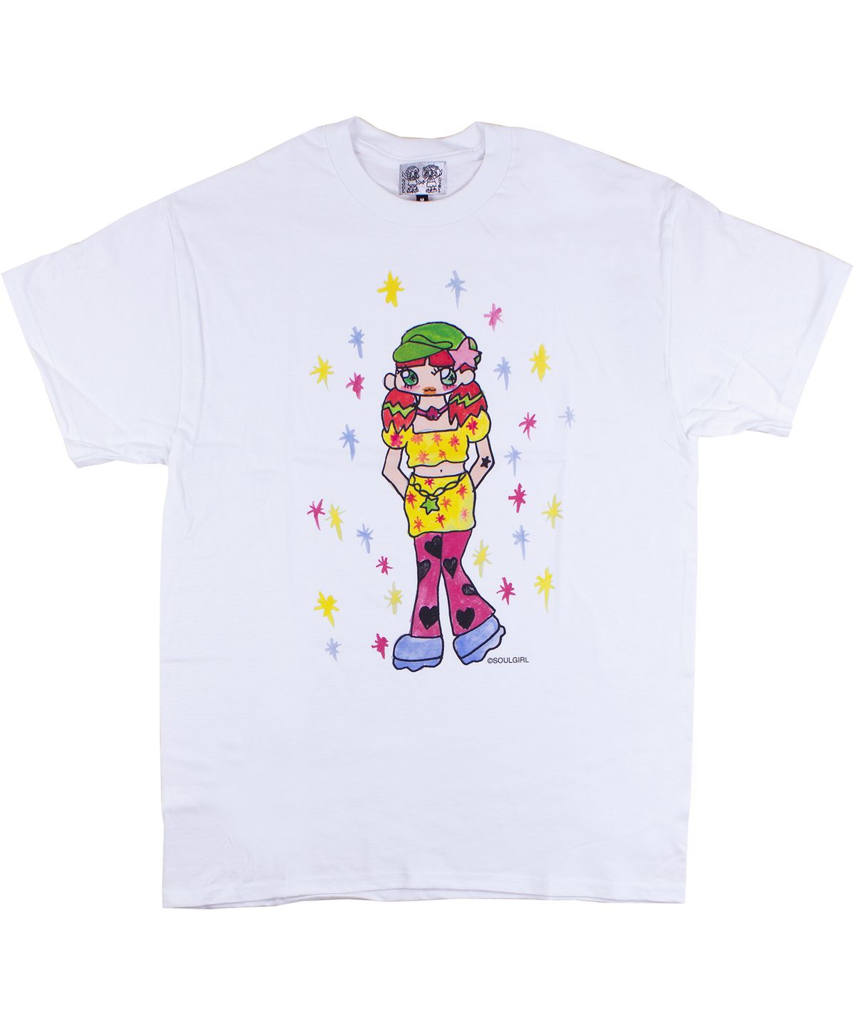소울푸시캣(SOULPUSSSYCAT) SOULGIRL® T-shirts No.5 (white)