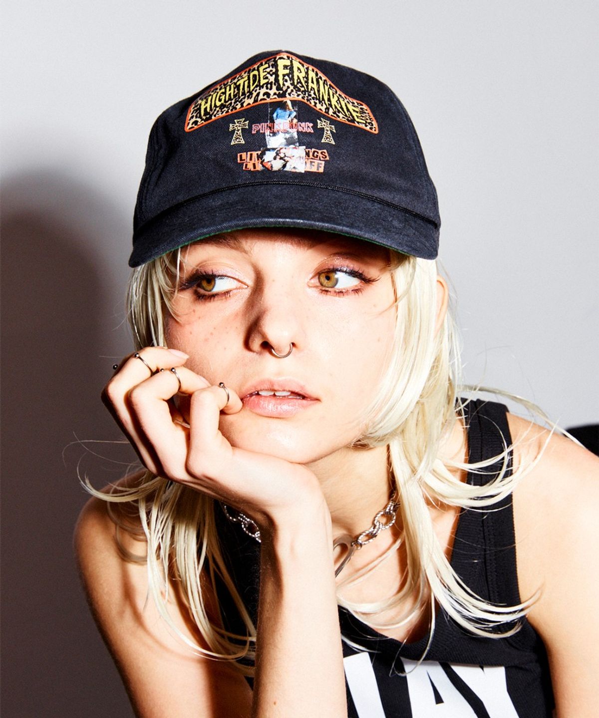 하이타이드 프랭키(HIGHTIDEFRANKIE) Pink Punk Cap