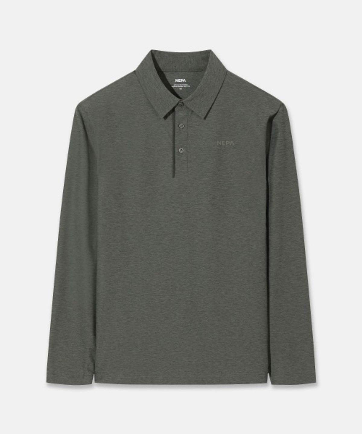 네파(NEPA) 7M15206 남성 슈퍼파인 긴팔 폴로 티셔츠