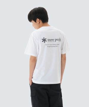 코튼 레터링 반팔 티셔츠 (S26MMFTS62) White