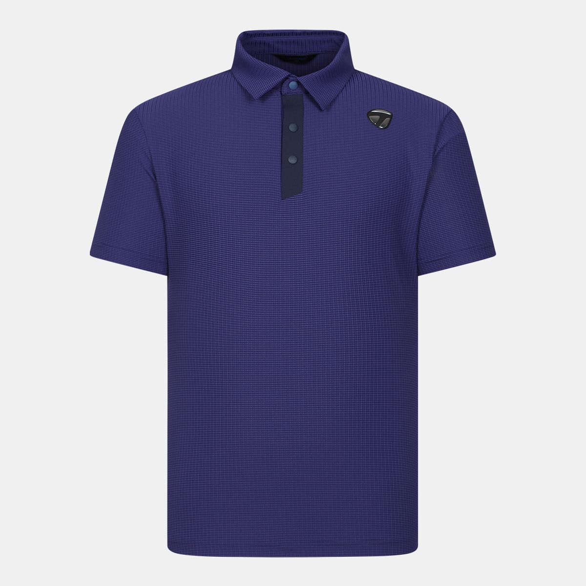 테일러메이드 어패럴(TAYLORMADE APPAREL) 26SS 남성 사각 조직 카라 반팔 티셔츠 T8031T62143-930