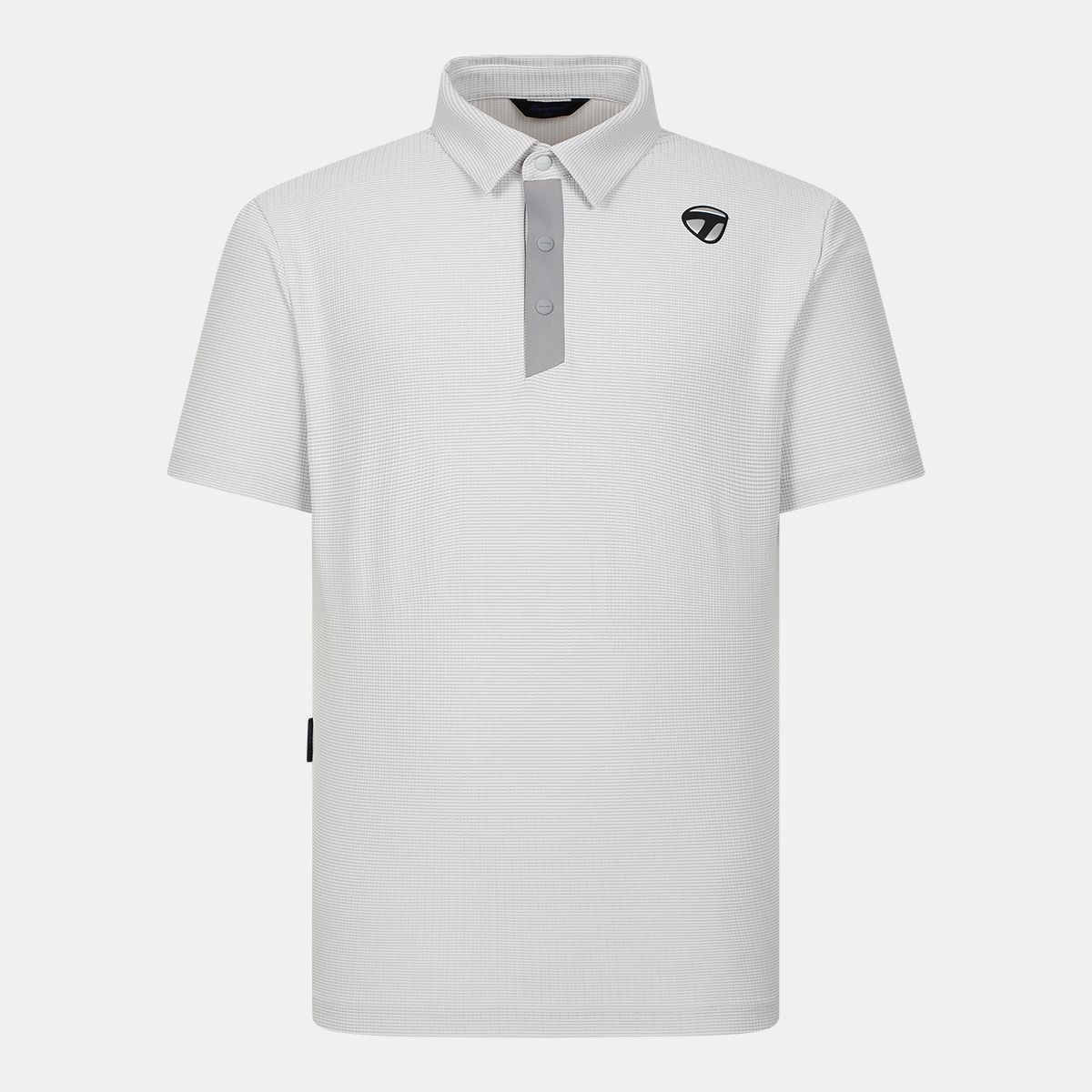 테일러메이드 어패럴(TAYLORMADE APPAREL) 26SS 남성 사각 조직 카라 반팔 티셔츠 T8031T62143-196