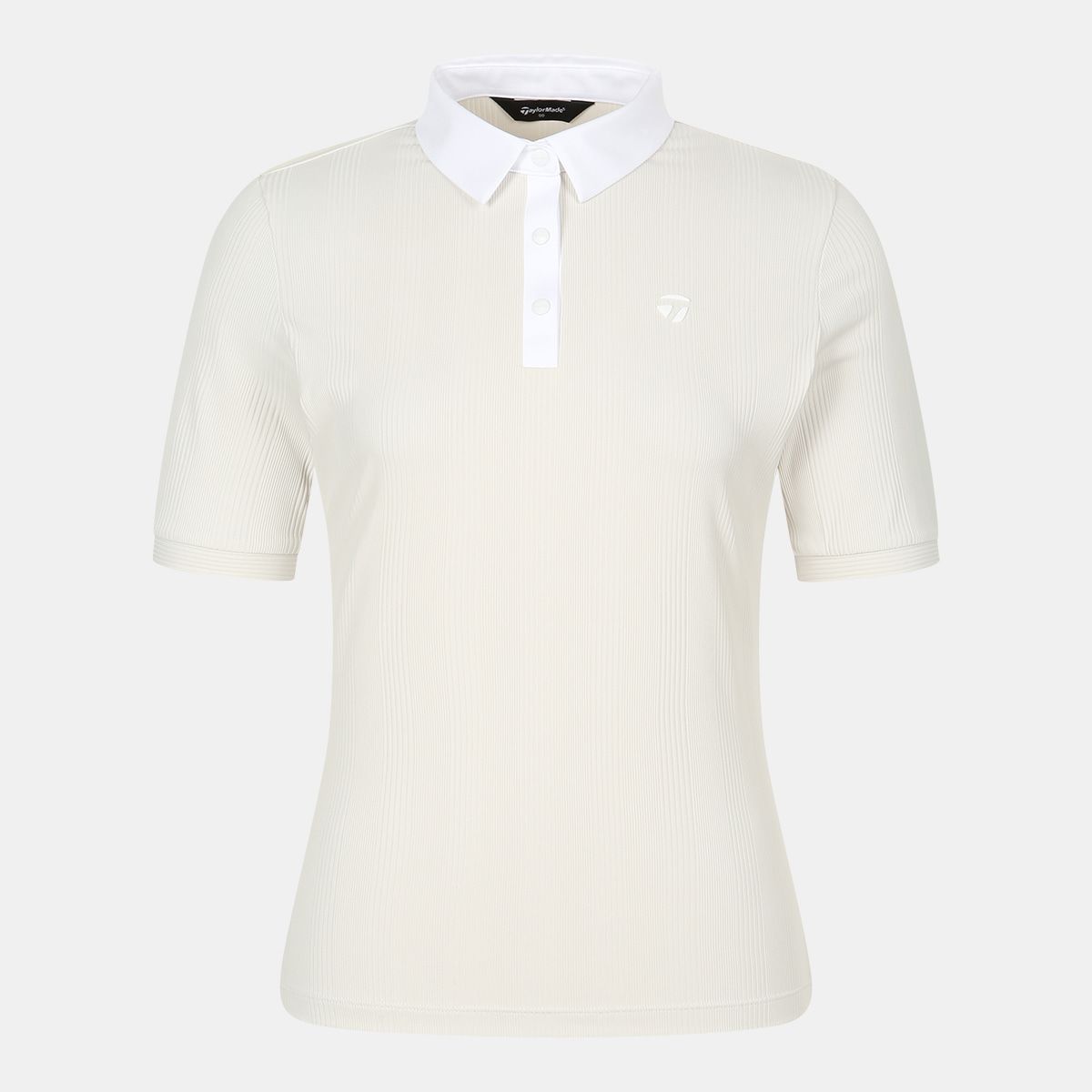 테일러메이드 어패럴(TAYLORMADE APPAREL) 26SS 여성 변형 골지 카라 반팔 티셔츠 TT6-61HG45-508