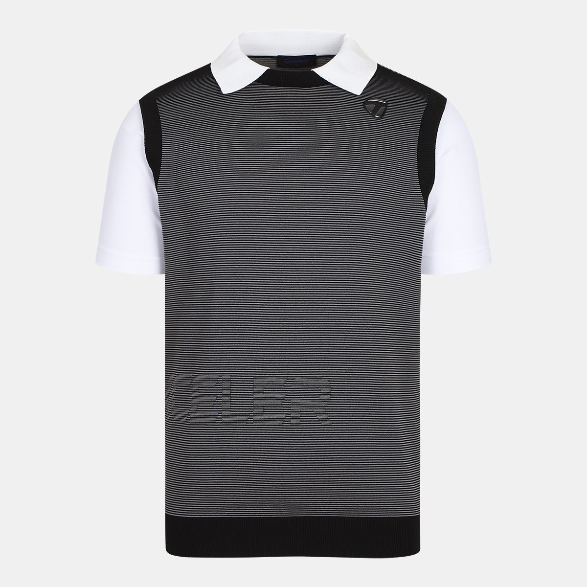 테일러메이드 어패럴(TAYLORMADE APPAREL) 26SS 남성 레이어드룩 카라 반팔 니트 TS6-21HG22-199