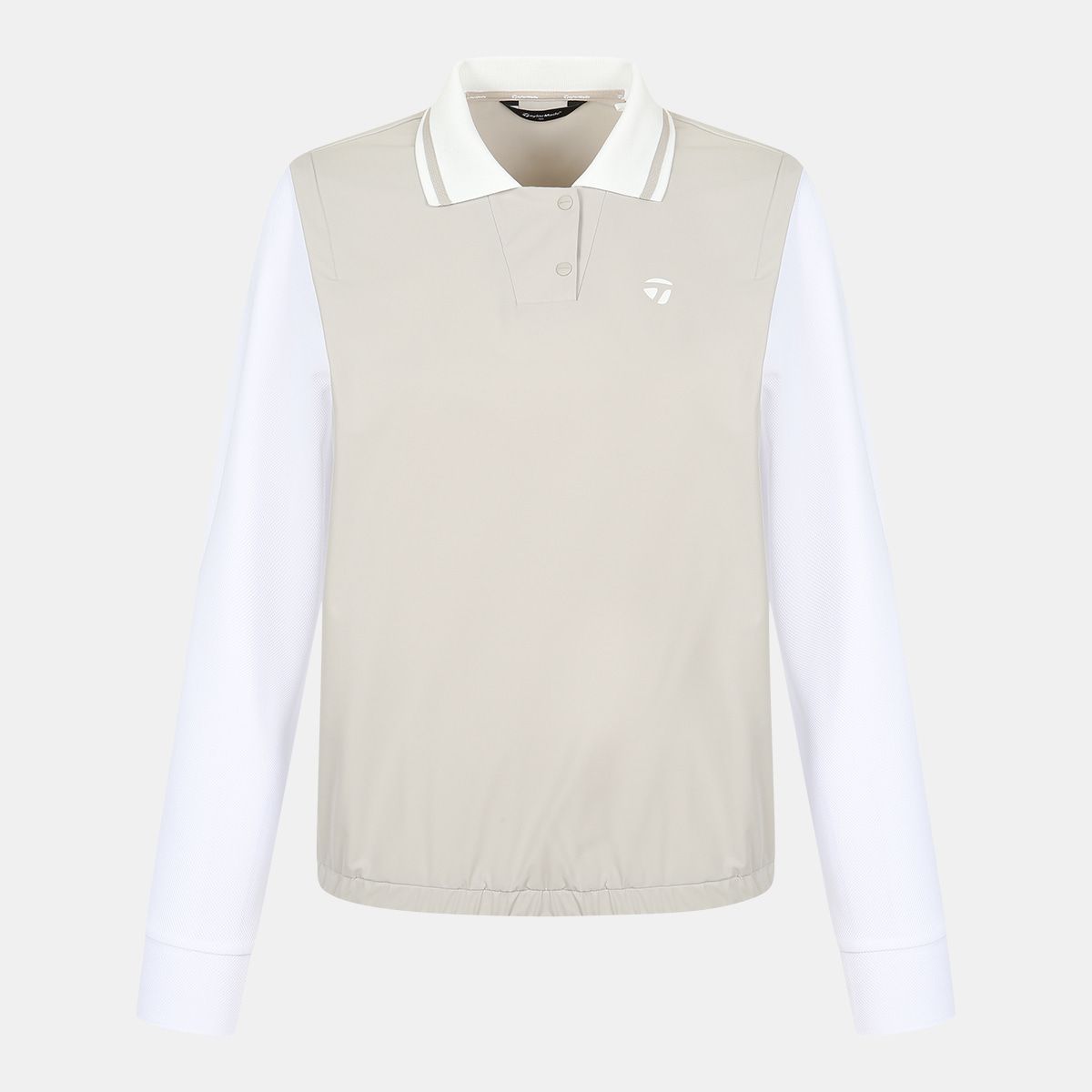 테일러메이드 어패럴(TAYLORMADE APPAREL) 26SS 여성 우븐 하이브리드 카라 티셔츠 TT6-52HG41-509