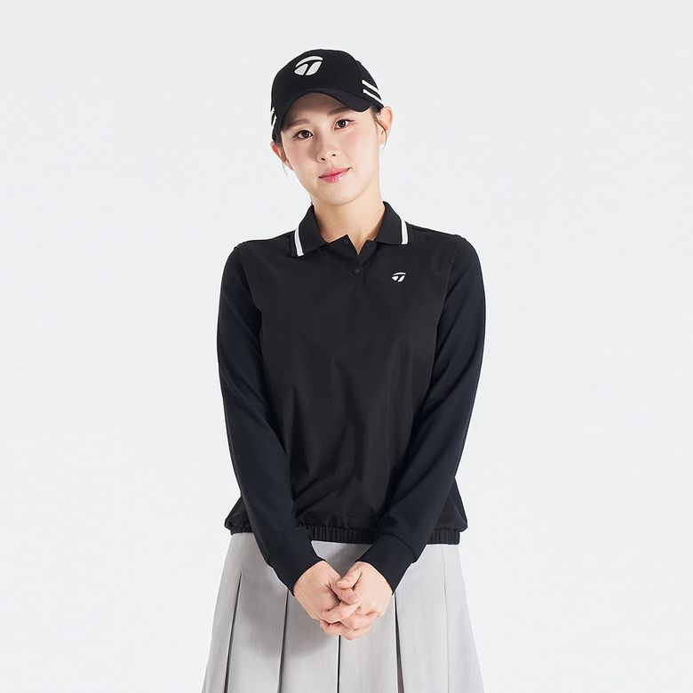 26SS 여성 우븐 하이브리드 카라 티셔츠 TT6-52HG41-199
