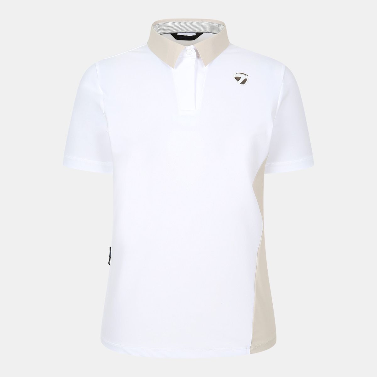 테일러메이드 어패럴(TAYLORMADE APPAREL) 26SS 여성 컬러블럭 카라 반팔 티셔츠 TT6-61HG41-100