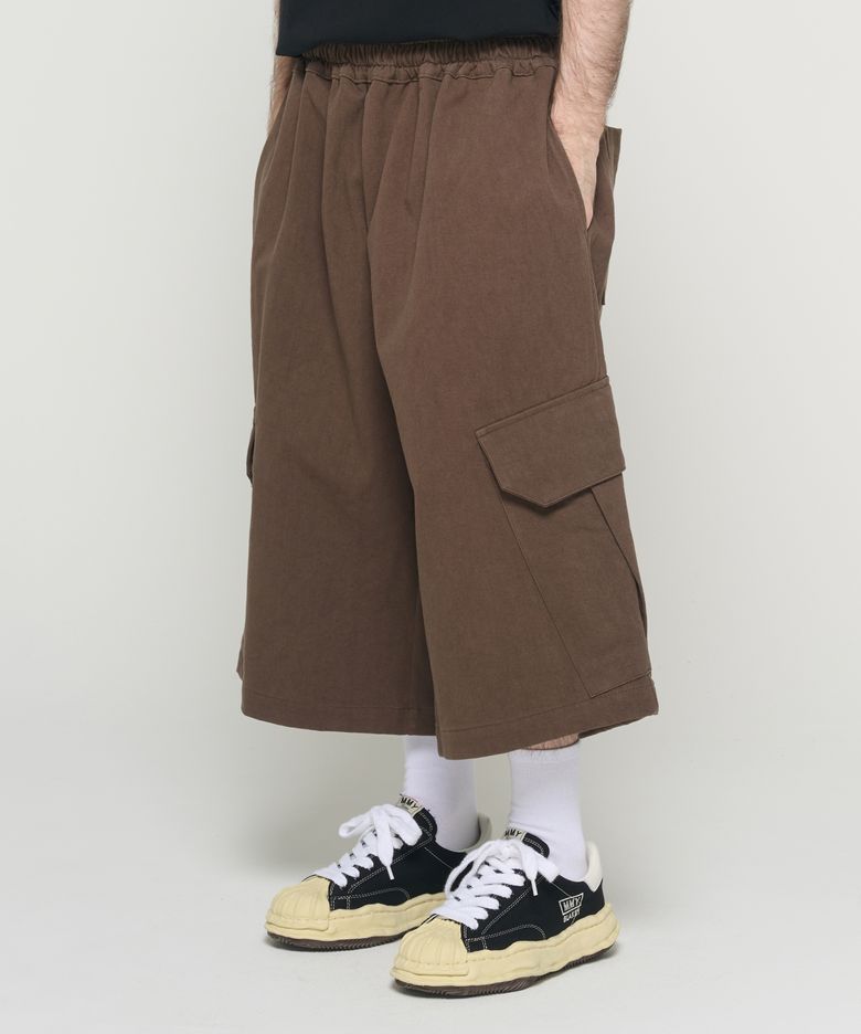 바이오 8부 버뮤다 카고팬츠 (브라운)