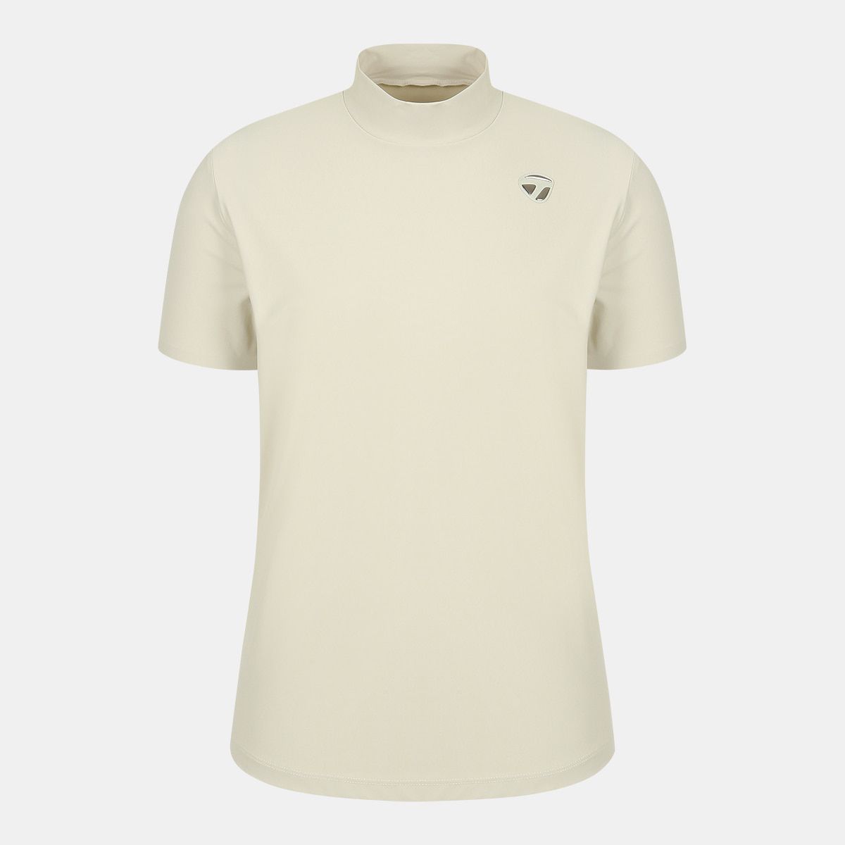 테일러메이드 어패럴(TAYLORMADE APPAREL) 26SS 여성 라인 배색 하이넥 반팔 티셔츠 TT6-61HG44-509