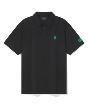 그린라벨 컴포트핏 피케 폴로셔츠(블랙)