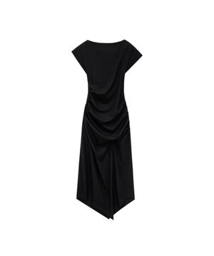 Rayon drape dress