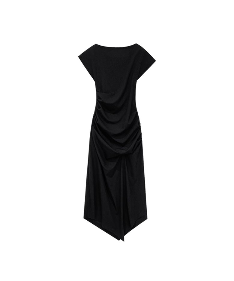 Rayon drape dress