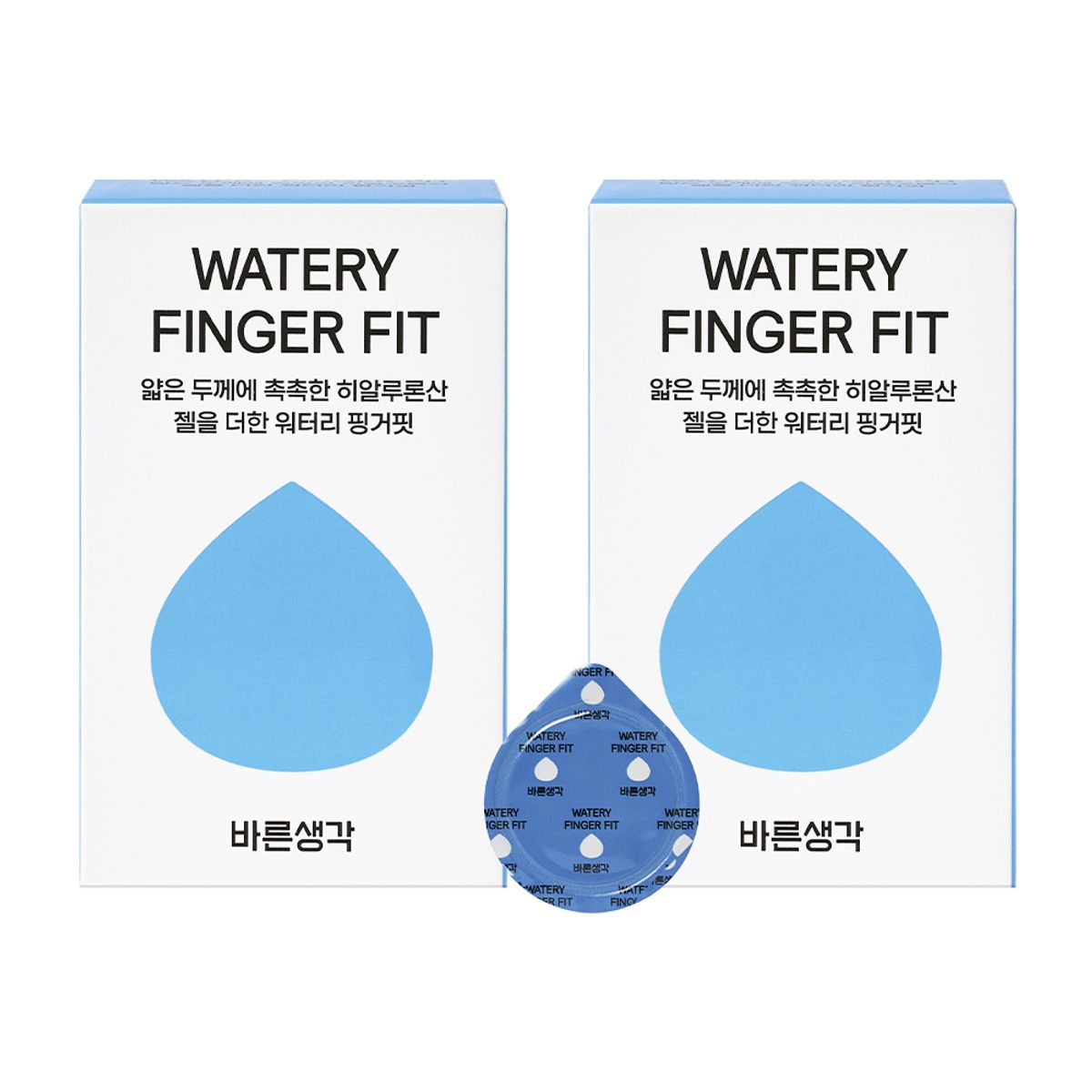 바른생각(BRSG) 바른생각 워터리 핑거핏 손가락콘돔 핑거돔 20P 2개입