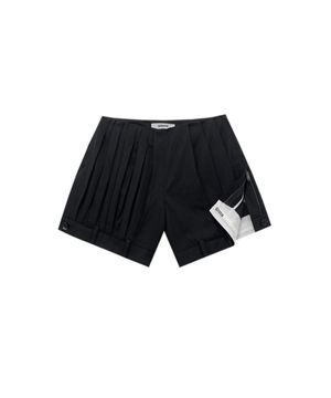 Side zipper slit short