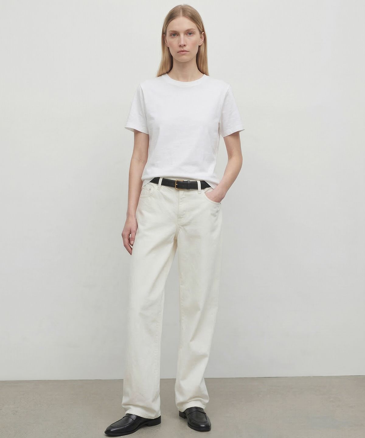 킴도(KIMDOH) Sorel Wide Denim / White