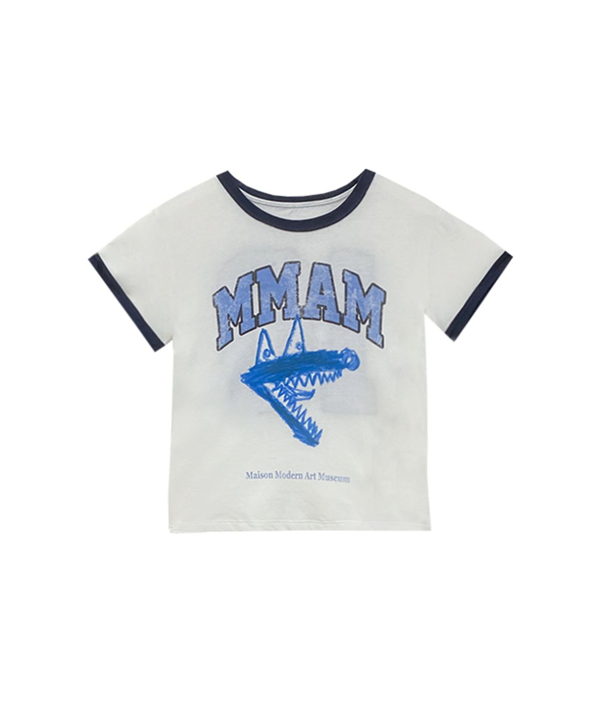므아므(MMAM) Pink logo printing t-shirt