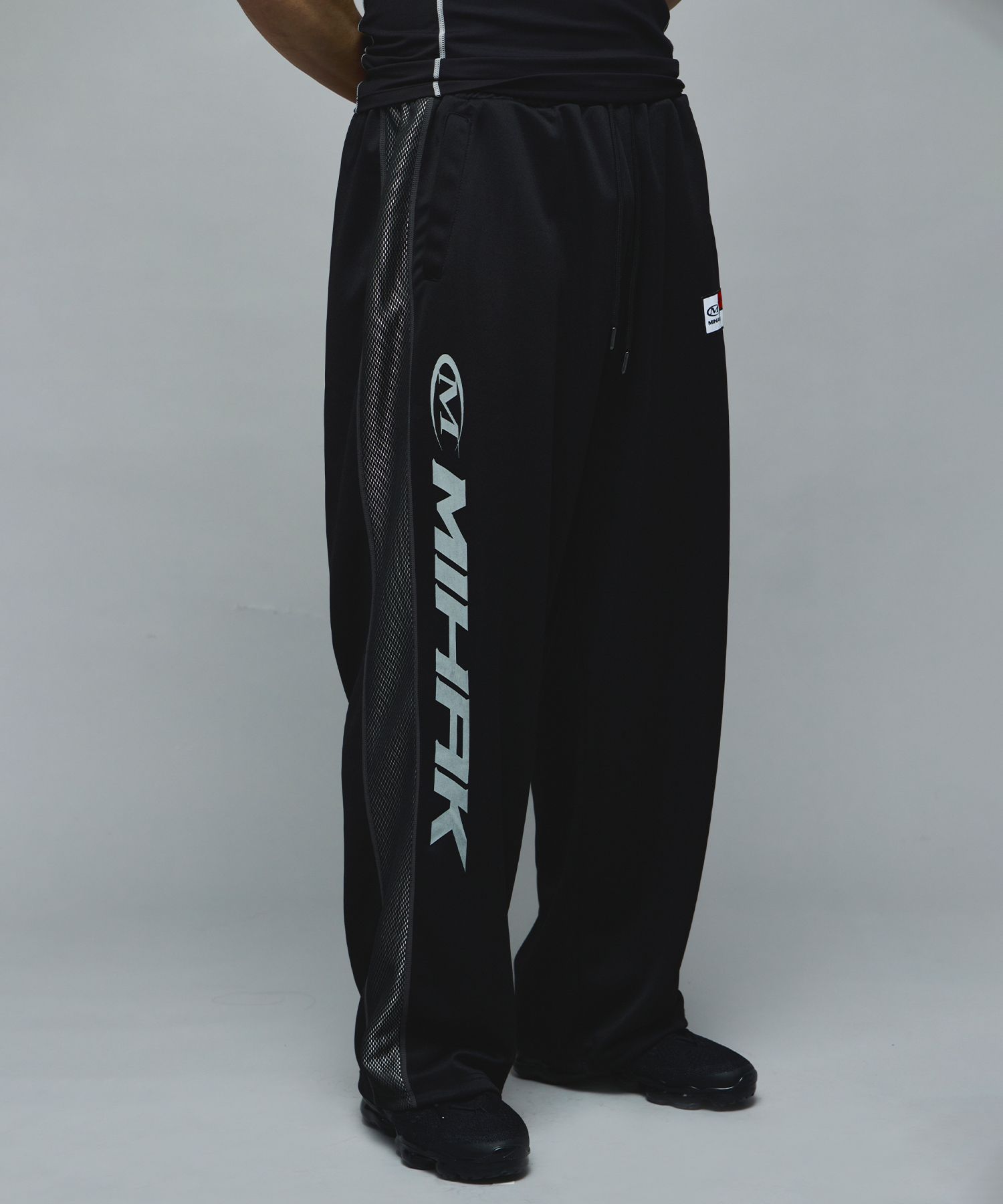 MUSINSA公式 | MIHAK スポンサー ロゴ メッシュジャージ ワイドパンツ